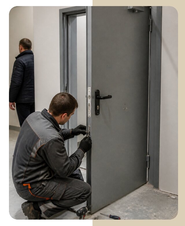 Ремонт противопожарной двери в Белорецке по цене 6589 р. | ДвериЛегко-Блр
